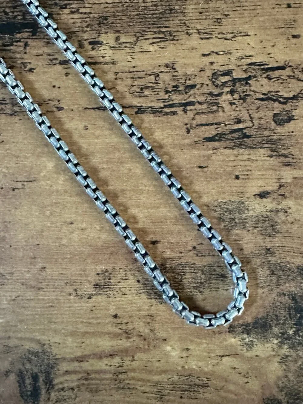 David Yurman Box Chain Necklace in Sterling Silver - 4.8mm - 26